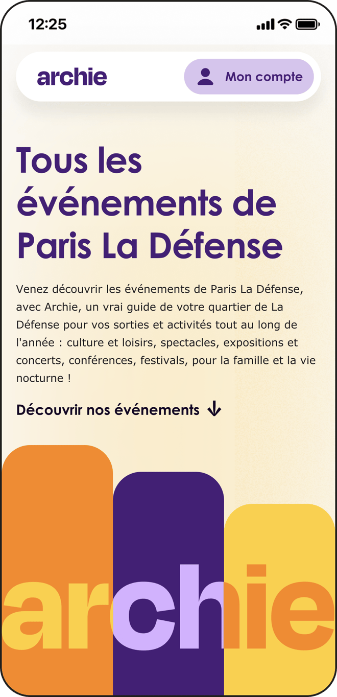 Acceuil PWA - Mobile 1